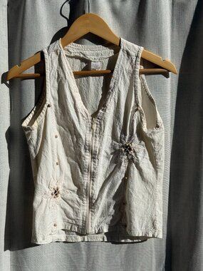 Handmade Artisan Textured Vest – Brazil